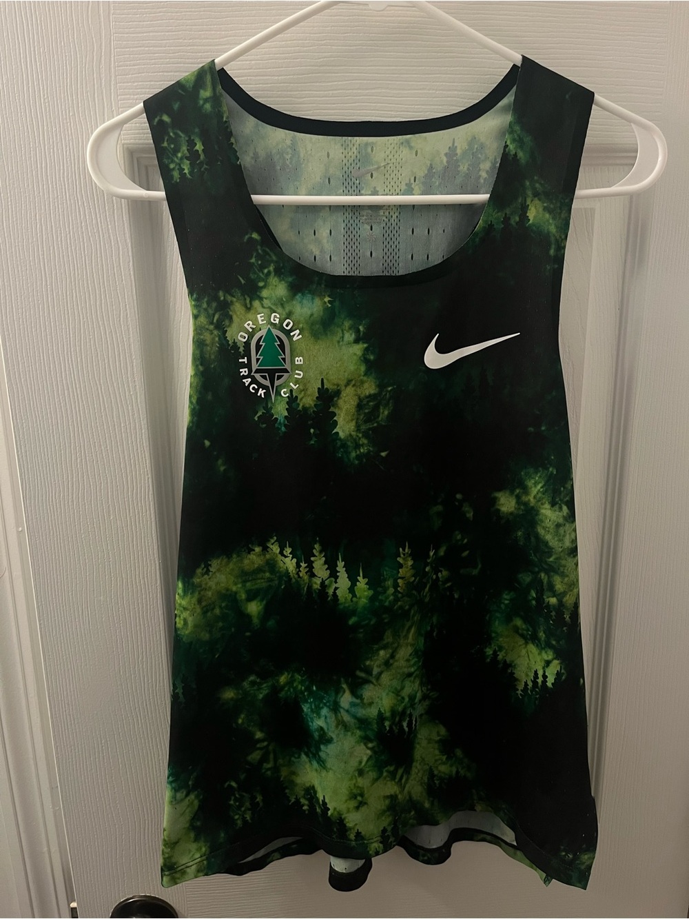 RARE Nike Oregon Track Club Aeroswift Singlet Forest Green Mens Medium